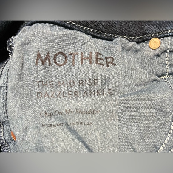MOTHER The Mid Rise Dazzler Ankle Size 28 - Picture 12 of 12
